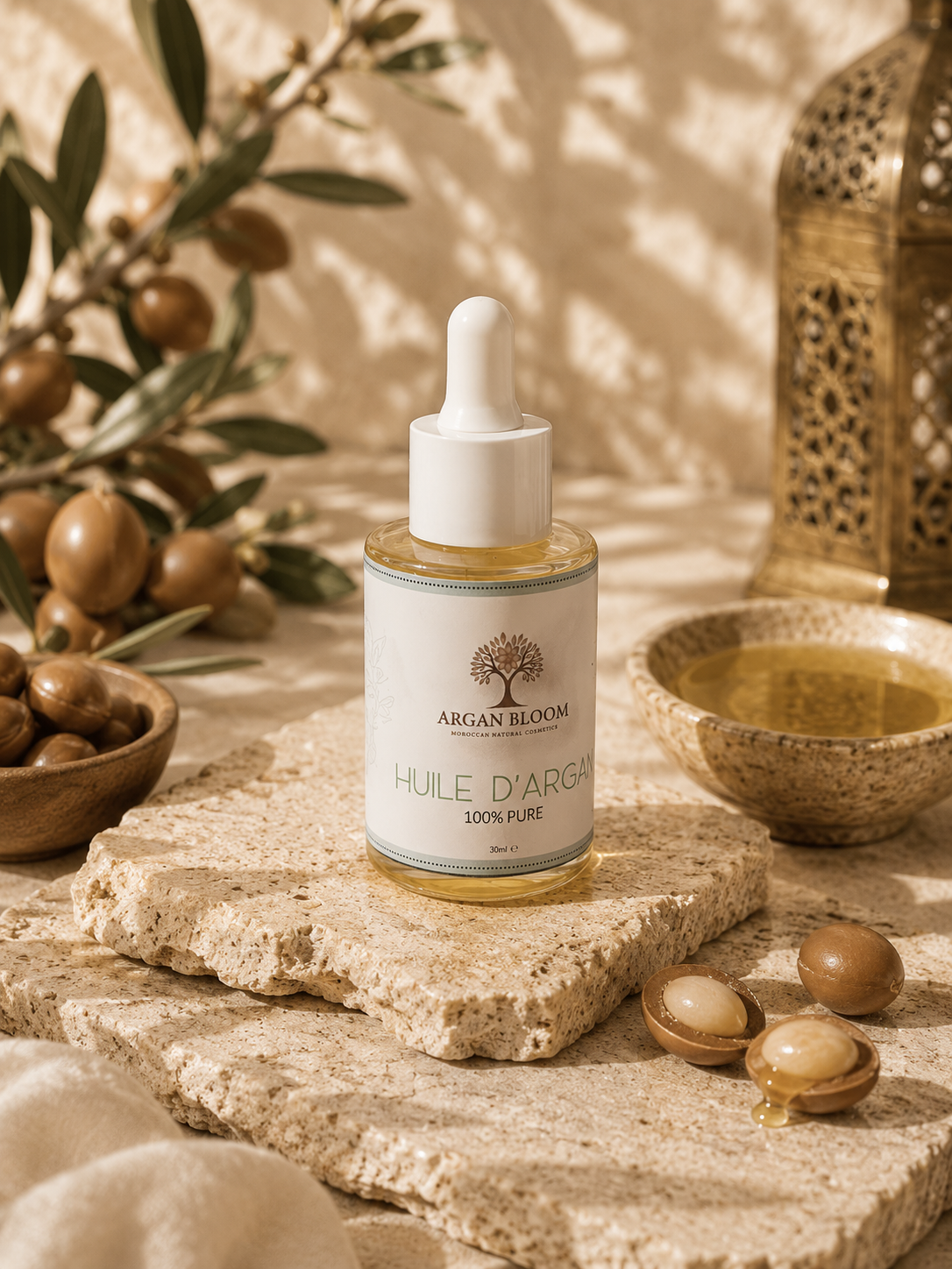 Argan Oil 30 ml – Natural Nourishing Face & Hair Treatment
