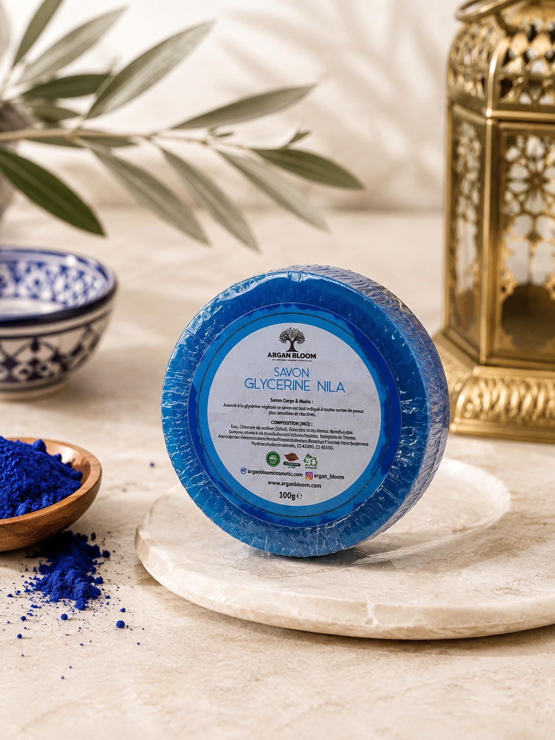 Savon glycérine au Nila marocaine 100 g