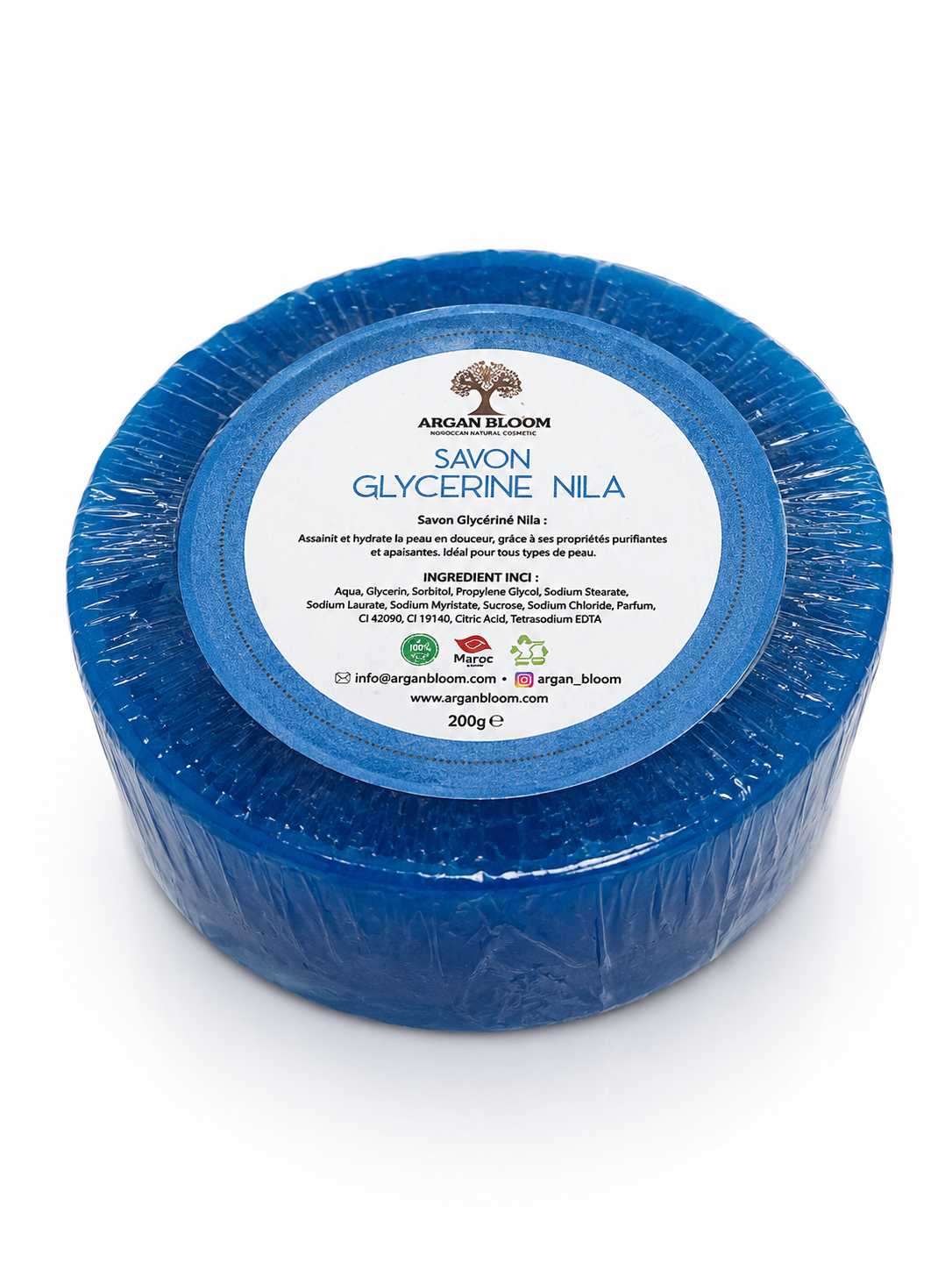 Savon glycérine au Nila marocaine 100 g