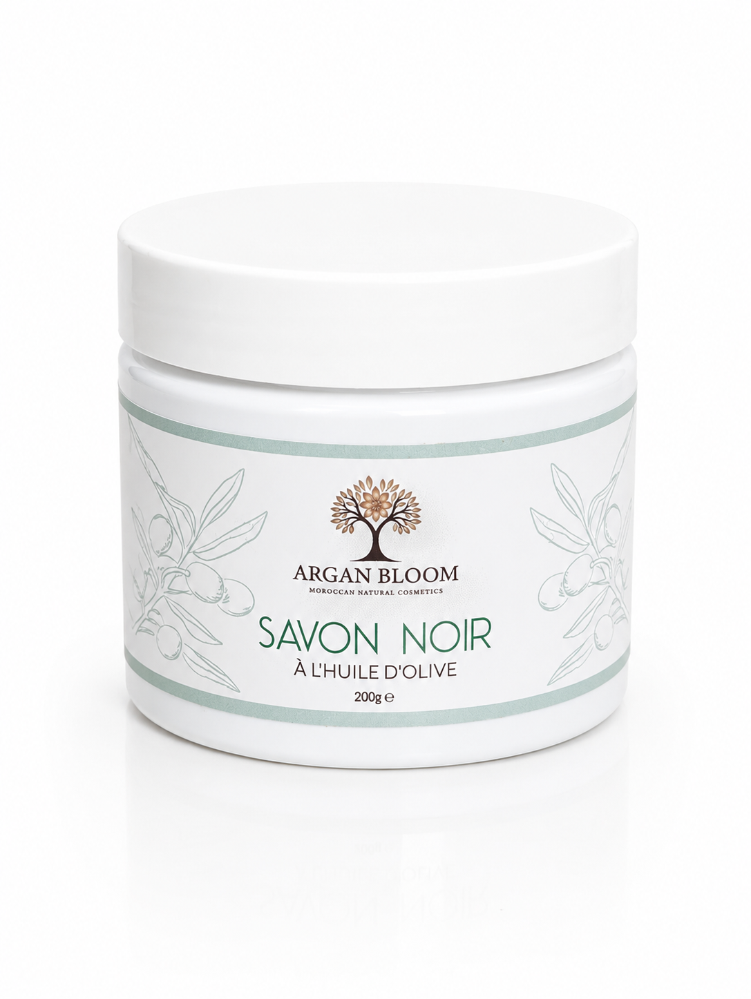 Savon noir à l’huile d’olive traditionnel marocain 200 g