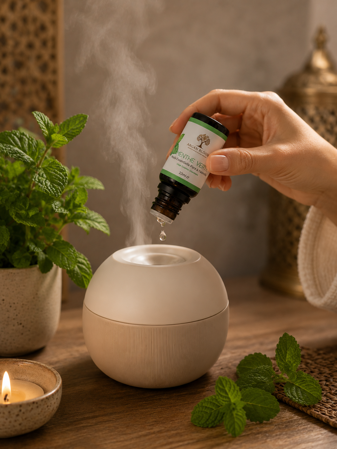 Spearmint essential oil 10 ml natural and pure